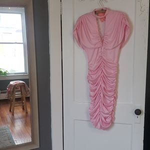 80's/90's vintage bodycon Pretty in Pink dress